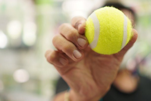 网球拍,松弛练习,拇指