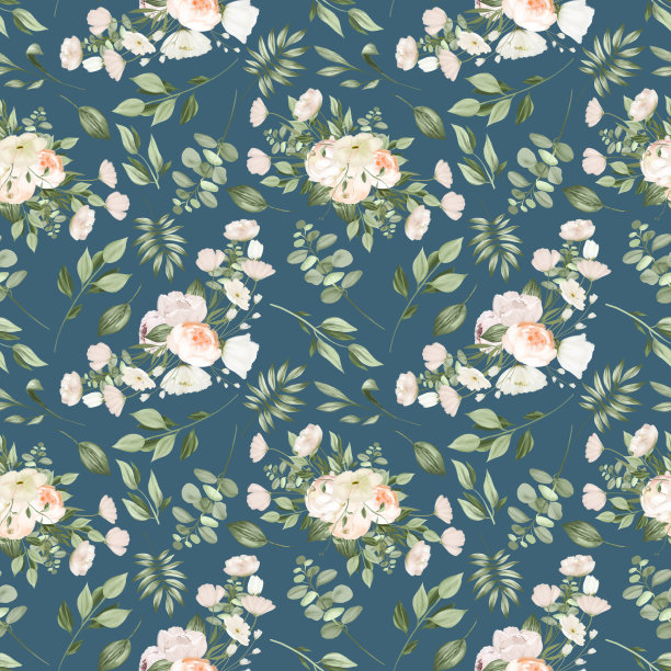 织物图案四方连续图