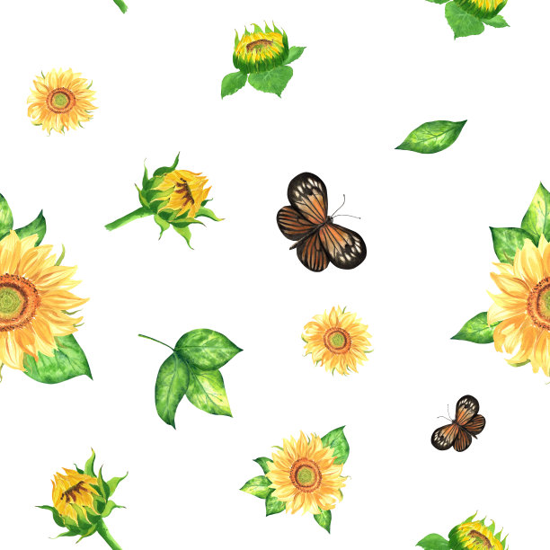 织物图案四方连续图