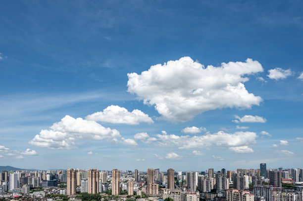 中国抽象城市地标矢量背景