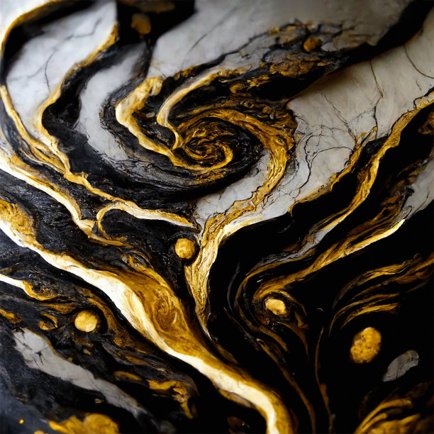 精美大理石底纹抽象画