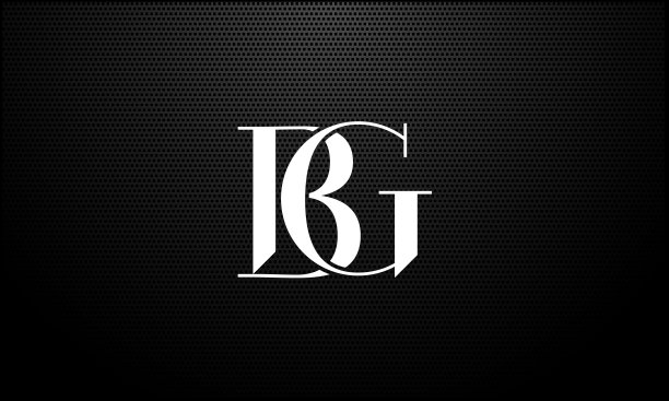 科技感英文logo字母b