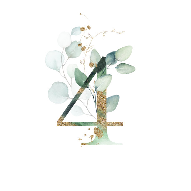 数字字体组合图案