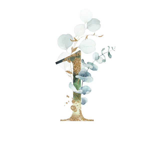 数字字体组合图案