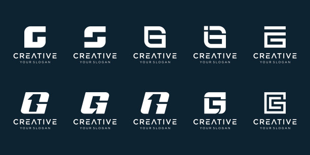 g字母标志数字科技logo