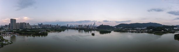 长沙城市地标航拍全景
