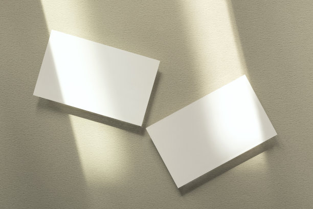 简约极简简洁纹理名片