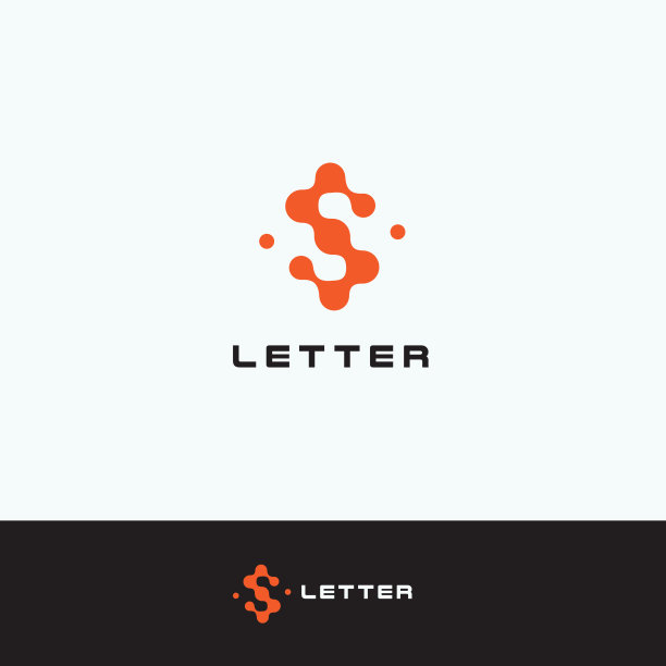 s字母科技生物logo标志