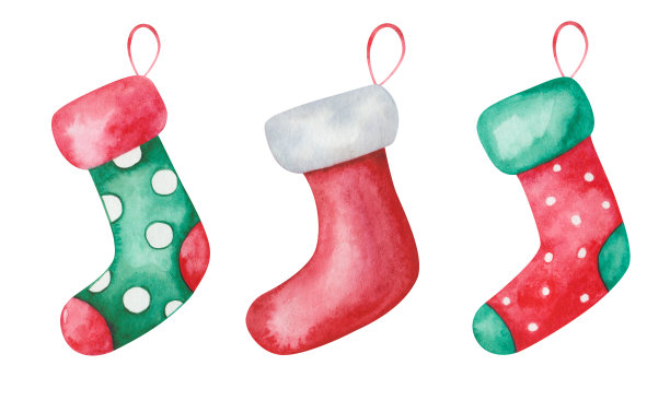 圣诞长袜,圣诞装饰物,圣诞装饰