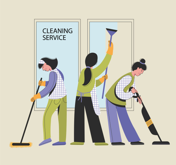 日常生活场景插画