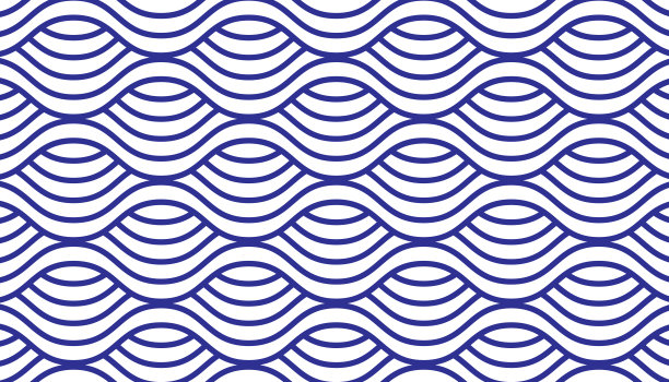 波浪线条纹理