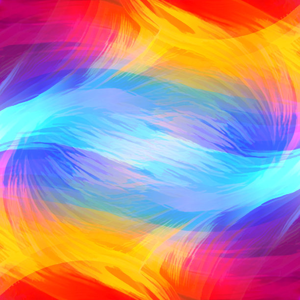 炫彩流动的火焰抽象图案