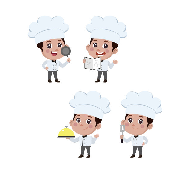 卡通厨师形象