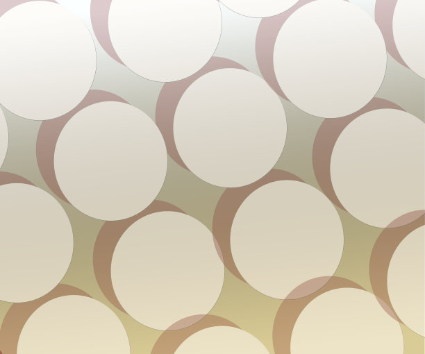 多彩环形几何抽象图案