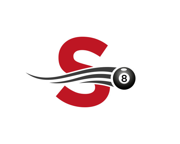 s字母logo设计数字8标志