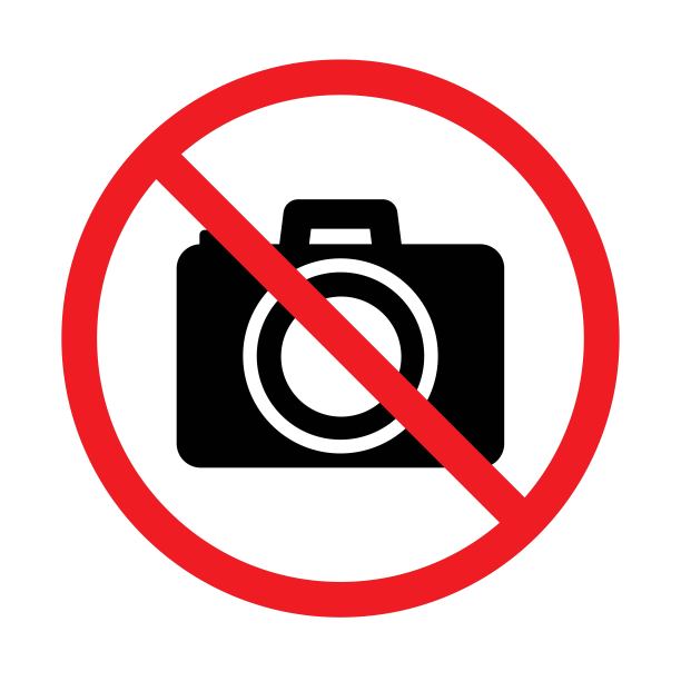 禁止拍照