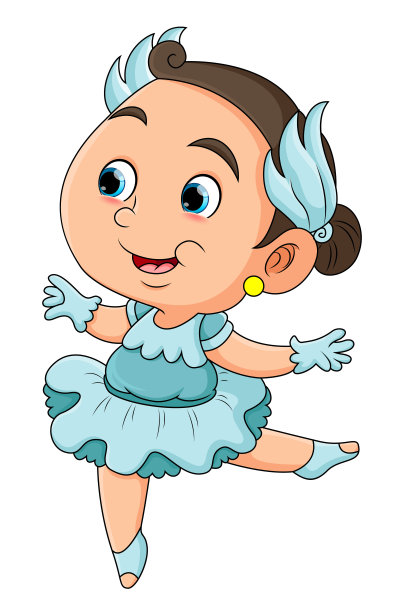 动态姿态卡通吉祥物造型