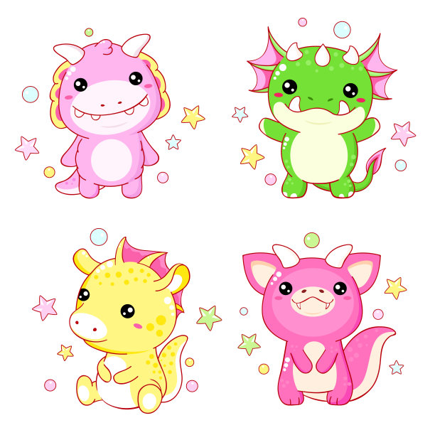 可爱q版创意动物