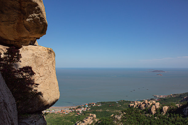 青岛海边渔村