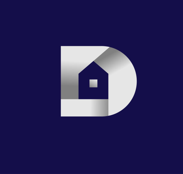 字母d房产建筑logo