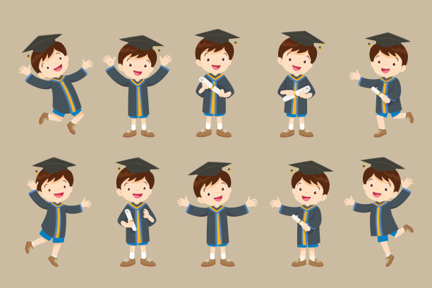 幼儿园毕业典礼邀请卡
