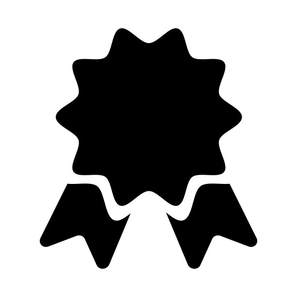 圆形徽章现代扁平风格图