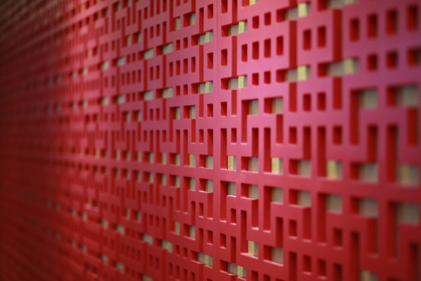 新中式红色边框