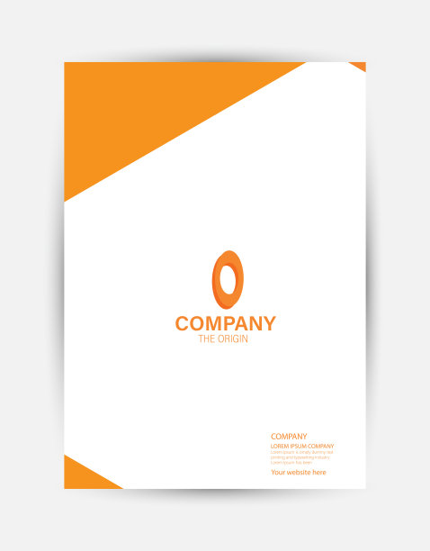 简约风蓝色封面设计