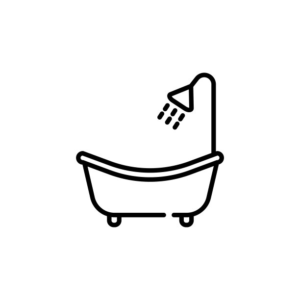 商务奢华洗浴标牌
