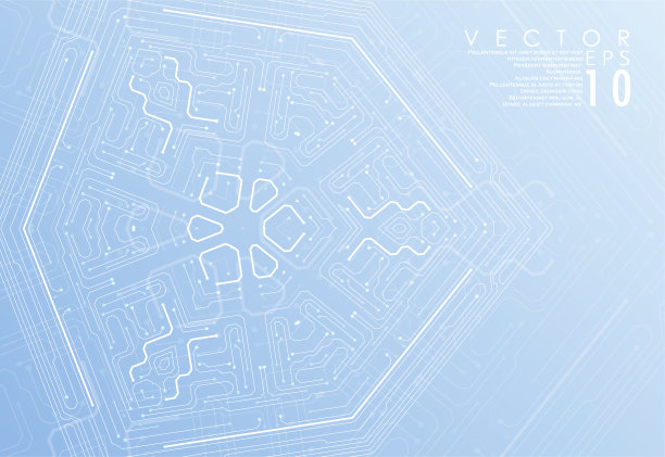 浅蓝色商务科技背景