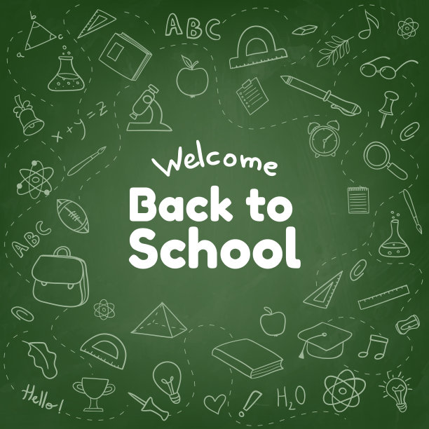 科学技术,彩色背景,铅笔