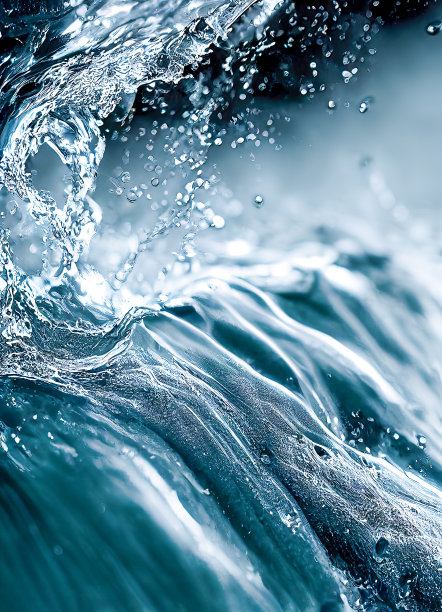 flowing