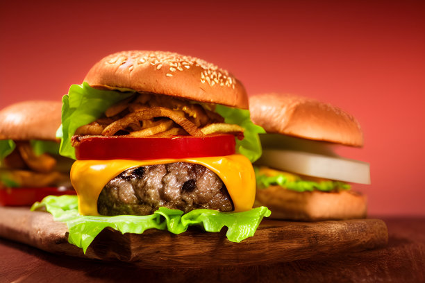 美食绘本小吃复古餐饮