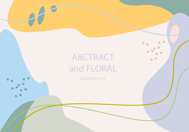 绿色精美圆形花纹图案