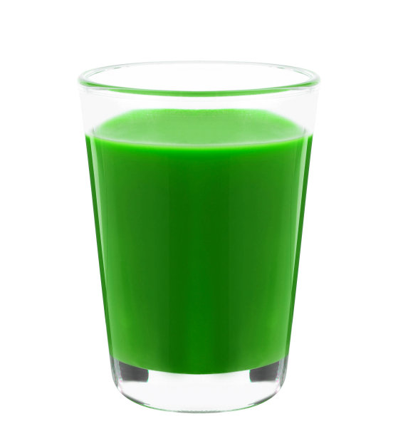 绿色饮品青麦汁