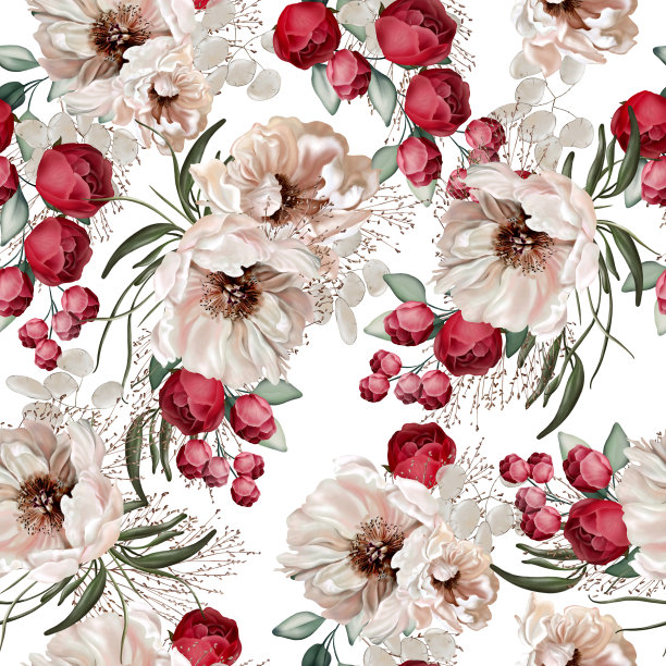 织物图案四方连续图