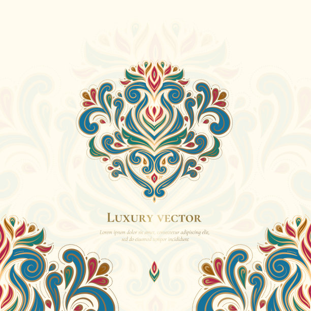 圆形地毯花纹印花