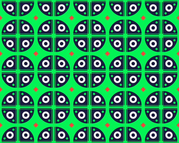 圆形徽章现代扁平风格图