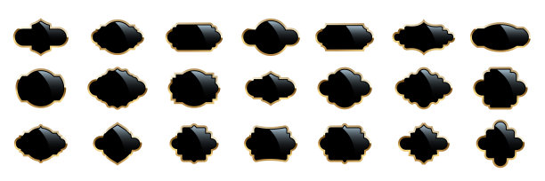 矢量插图简约生活用品镜子