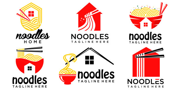 餐饮行业logo,面馆logo