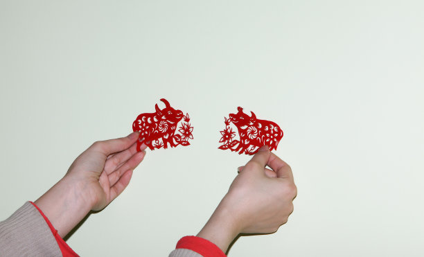 马年新春剪纸传统剪纸图案