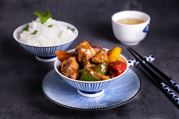 青椒炒肉饭