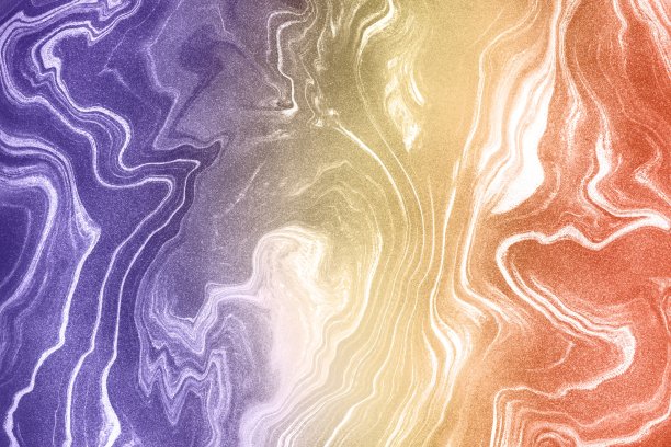 绚丽多彩的流动纹理图案