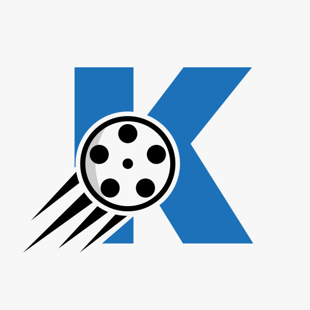 自媒体标志字母k设计logo