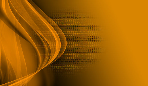 金色几何线条波纹