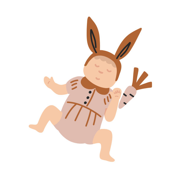 个性兔子卡通形象