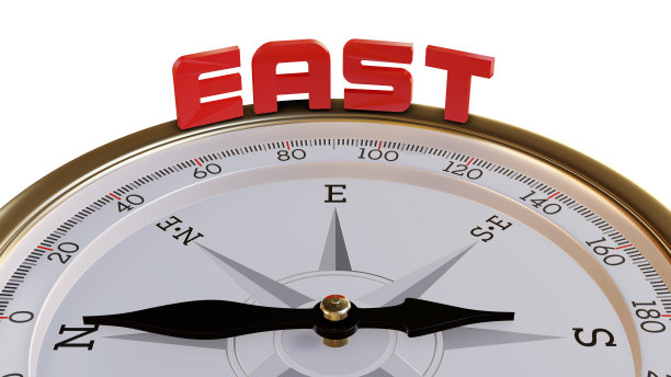 east