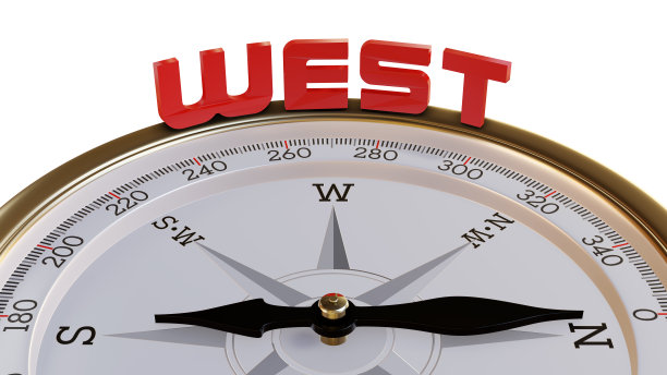 west