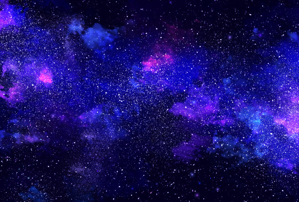 高清炫彩星空背景素材