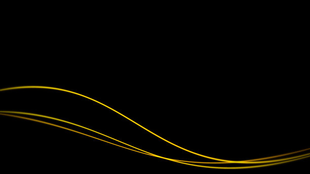 金色几何线条波纹